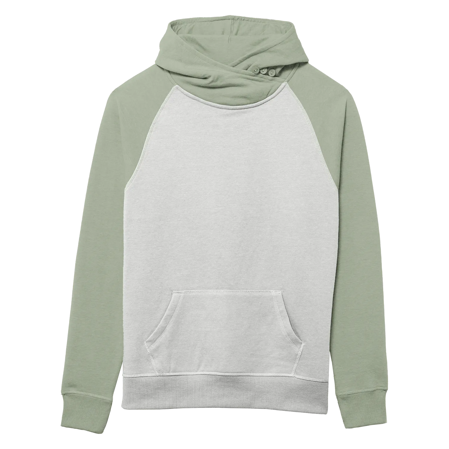 82182 Women's Cozy Asym Hood - Two Tone Colors