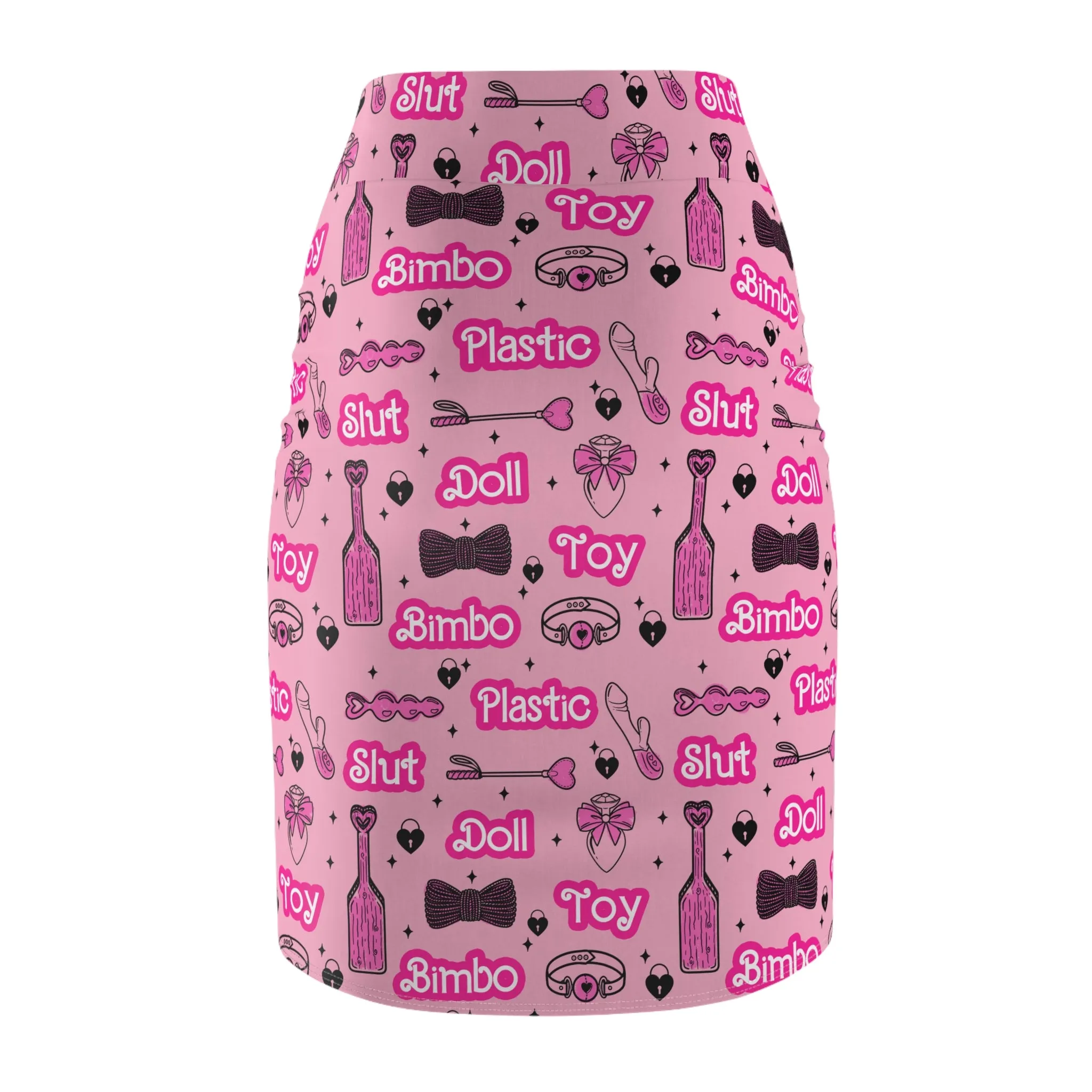 Bimbo Doll Fetish Pencil Skirt