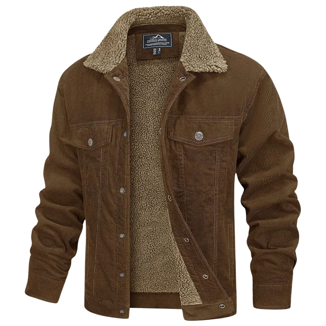 Corduroy Cargo Jas