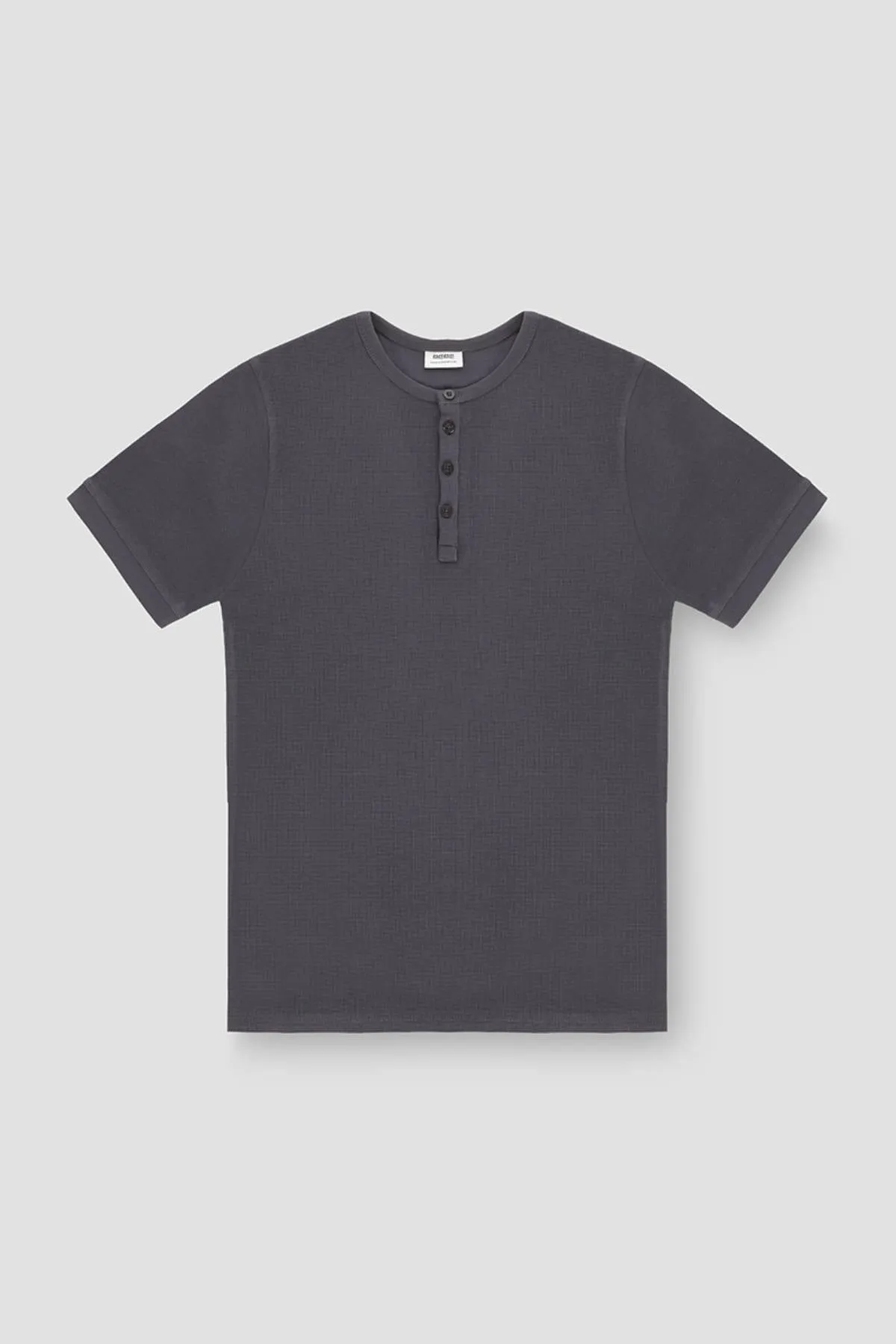 Crew Neck Basic T-Shirt For Men - Forged Iron
