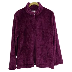 CUDDL DUDS - Zip Jacket Fleece Cozy With Pockets